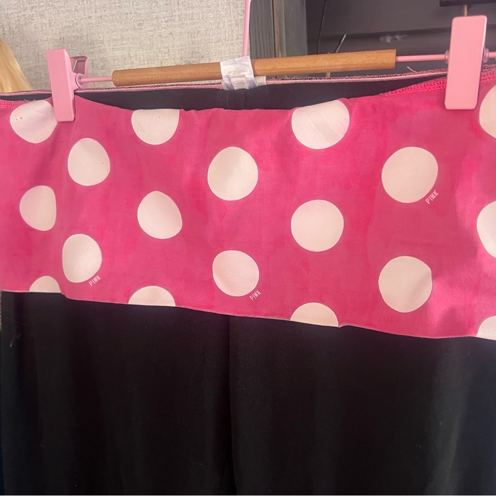 VS Pink Fold Over Leggings - Picture 4 of 10